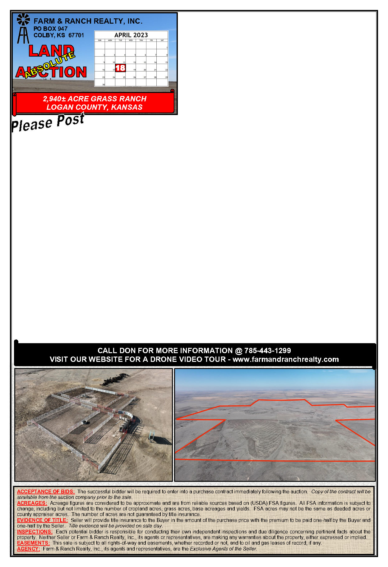 2,940± ACRES GRASS RANCH LOGAN COUNTY, KS